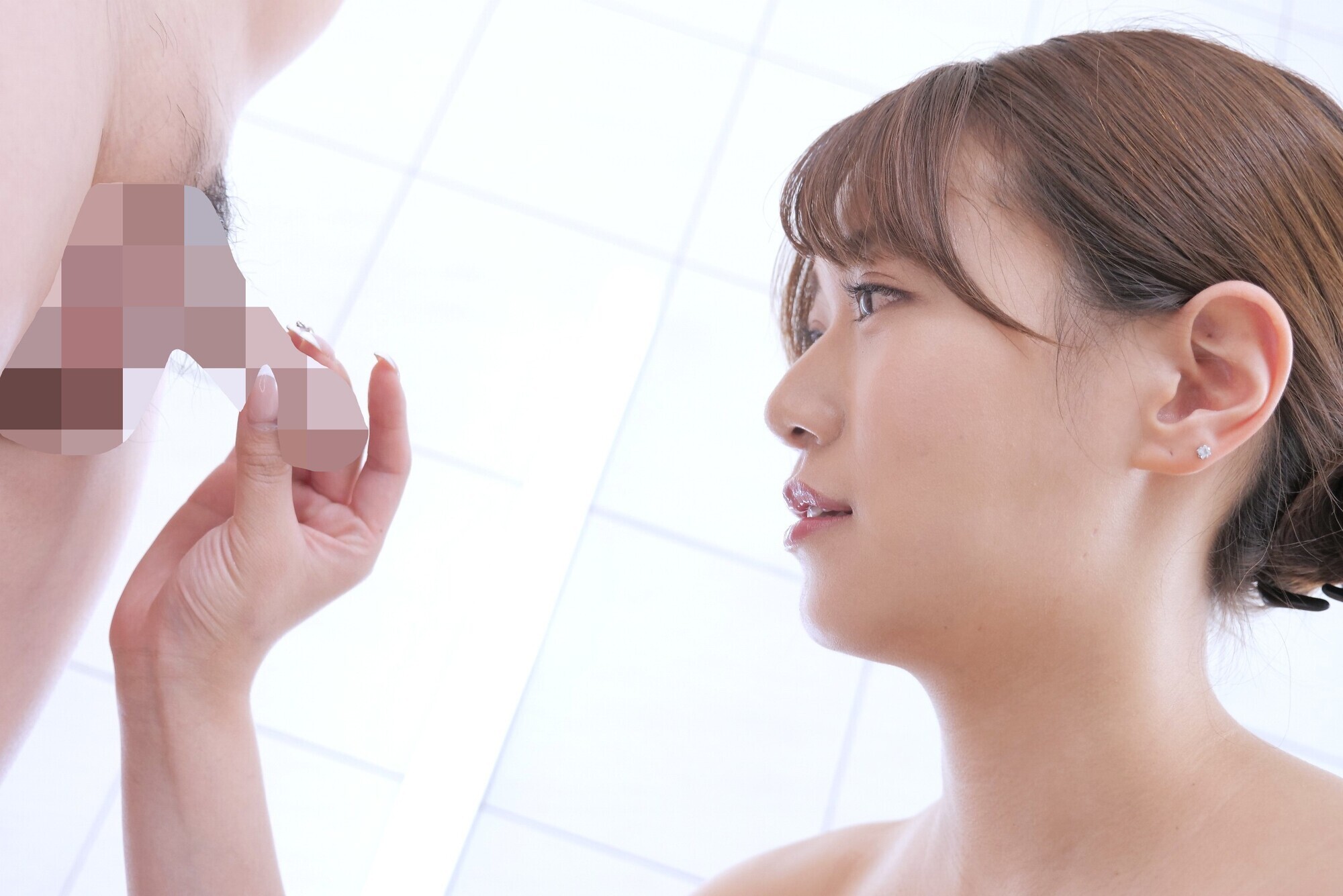 素人奥様ナンパ 童貞君の包茎チ○ポむいて●ってあげてもらえませんか？ 久しぶりに見るギンギンチ○ポに発情！優しく筆おろしセックスしてくれました！ 蒼乃美月